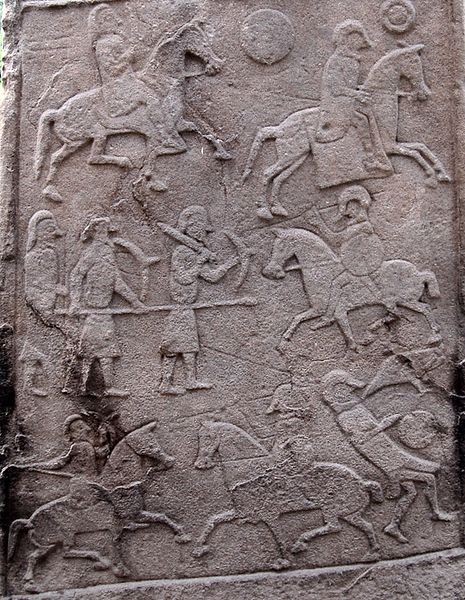Late Pictish stone thought to show fight against Vikings